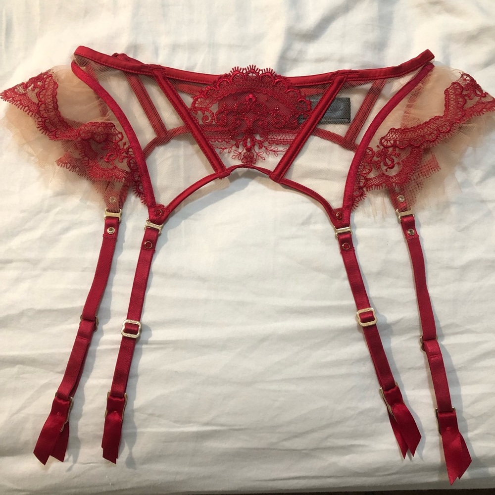 Honey Birdette Bra and Suspender - Picture 4 of 6
